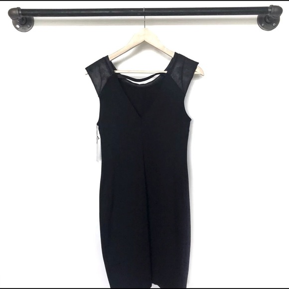 Velvet Graham & Spencer Black Dress medium NWT - Picture 6 of 6